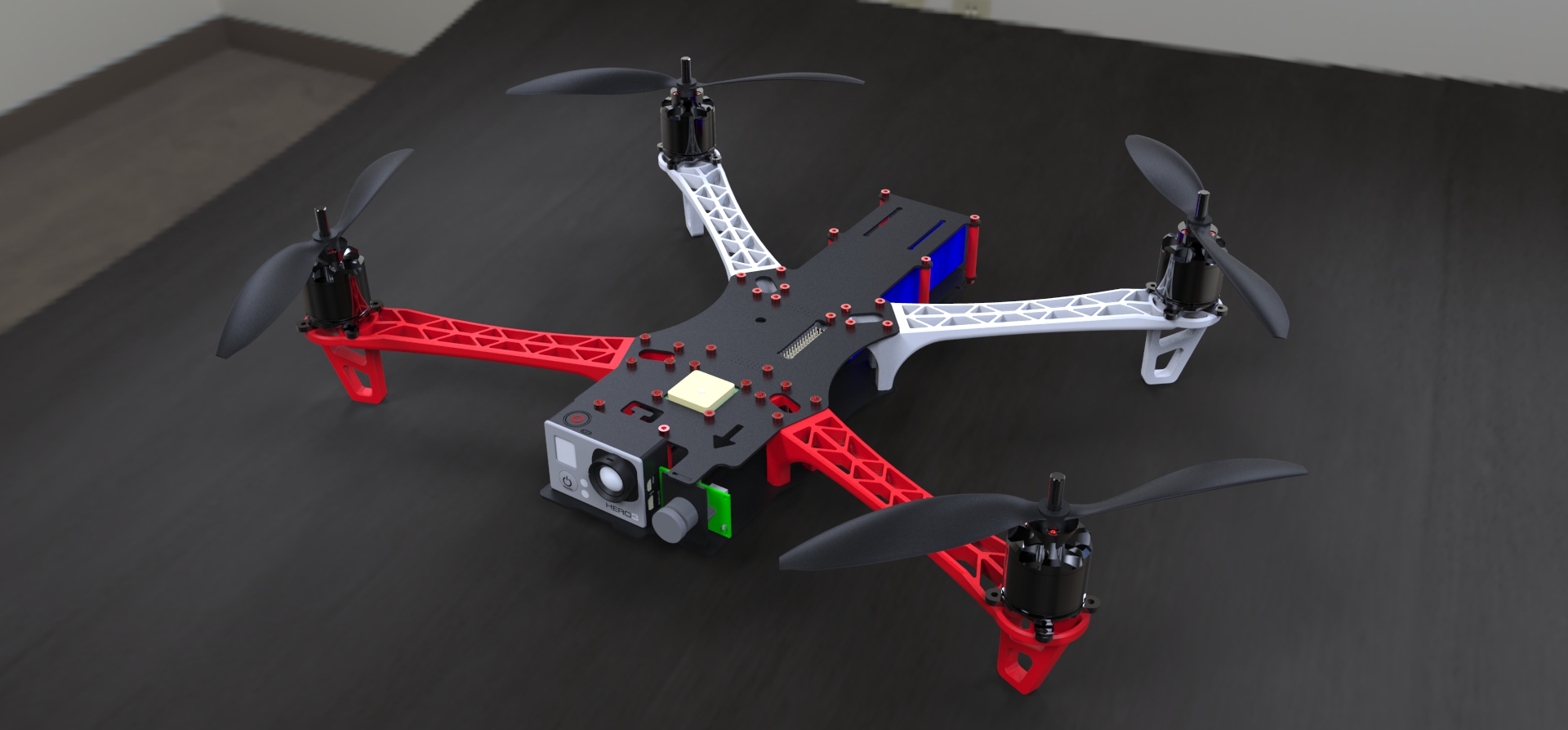 B36-四轴航拍无人机TBS Discovery图纸