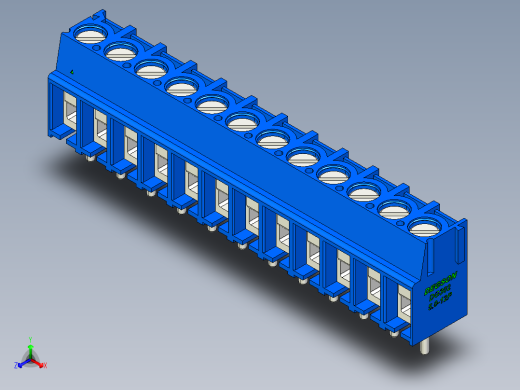 DEGSON DG302 系列 5.0 接线端子-DG302-5.0-12P-12-00AH