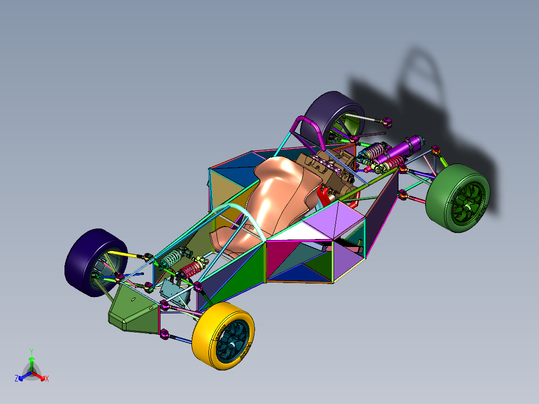 无缝钢管越野方程式赛车