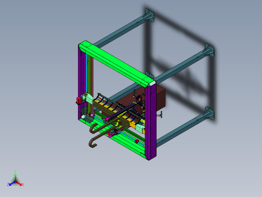 金属板材切割生产线的上下料吸盘机械手