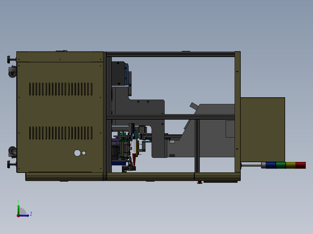 阶段压机左视图