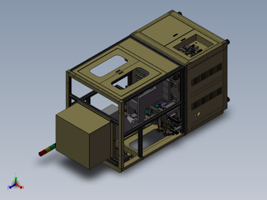 阶段压机正等轴测缩略图