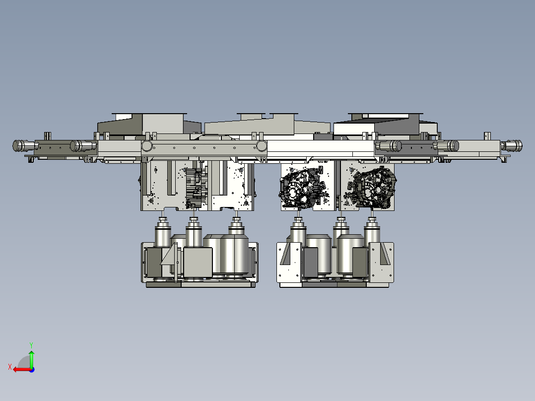 六位数控车床后视图