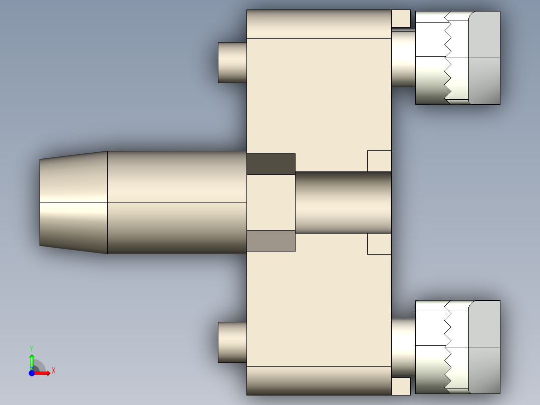型材-BR 40X40 T-CONNECTOR KJN532195前视图