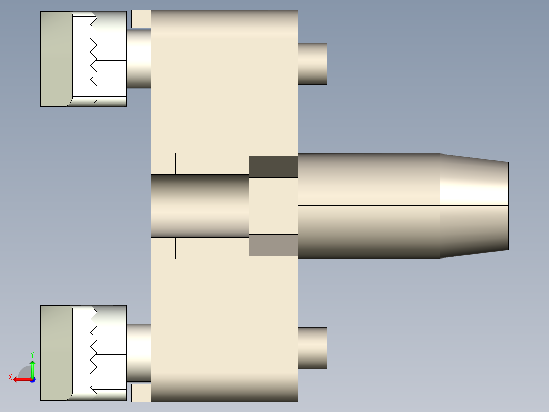 型材-BR 40X40 T-CONNECTOR KJN532195后视图