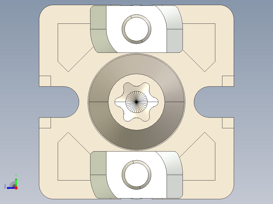 型材-BR 40X40 T-CONNECTOR KJN532195右视图