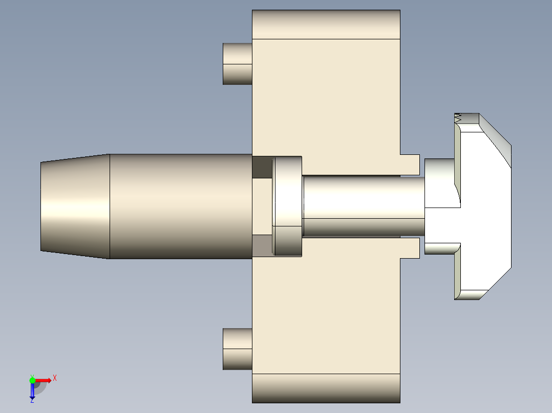 型材-BR 40X40 T-CONNECTOR KJN532195俯视图