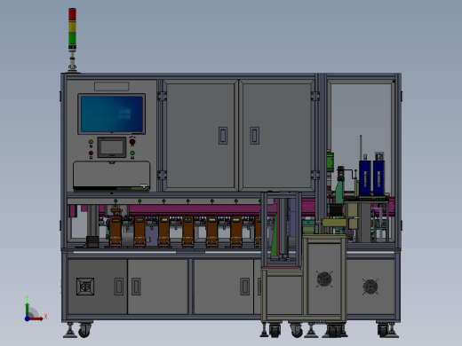 全自动18650电池分选机前视缩略图