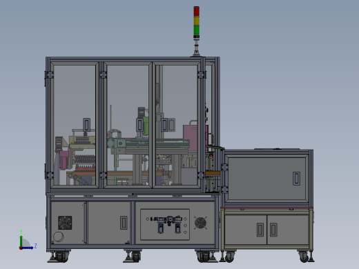 全自动18650电池分选机左视缩略图