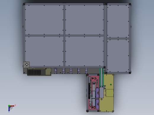 全自动18650电池分选机俯视缩略图