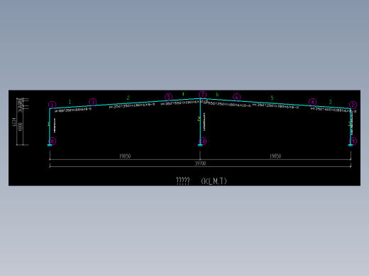 钢结构拆图必用结构CAD