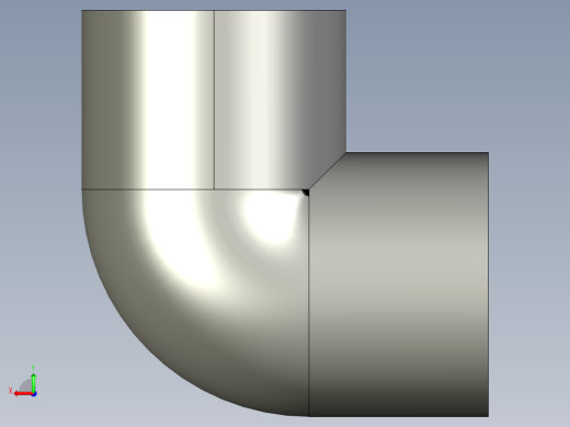 船舶管路系统SeaCor_90Elbow_SxS_37J106012_1.25in后视缩略图
