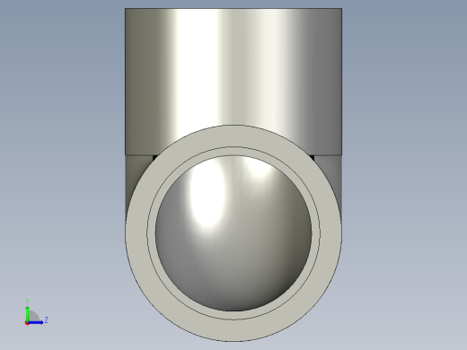 船舶管路系统SeaCor_90Elbow_SxS_37J106012_1.25in左视缩略图