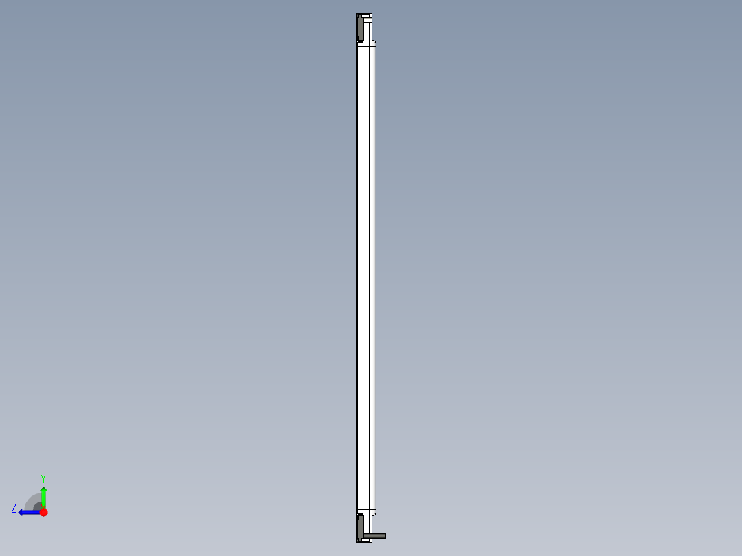 基恩士SL-V18L_T_kc图纸模型右视图