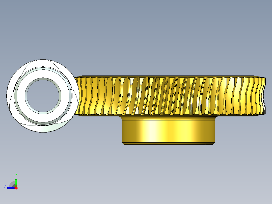 齿轮啮合 (80)右视图