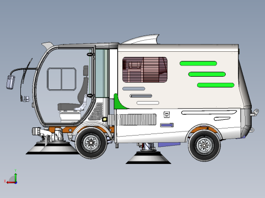 扫地车整套图纸后视缩略图