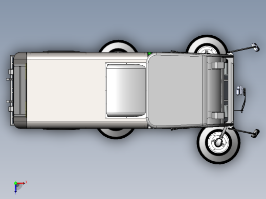 扫地车整套图纸俯视缩略图