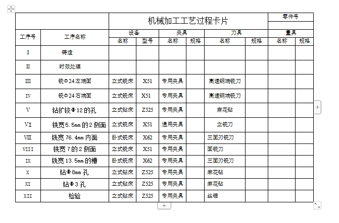 变速叉的铣宽7侧面夹具设计及加工工艺装备含4张CAD图