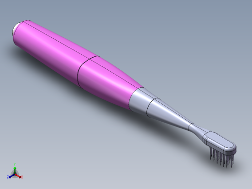 电动牙刷正等轴测缩略图