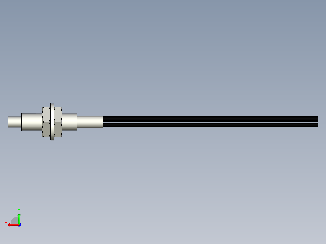光纤元件漫反射型FR-RD410后视图