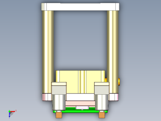X8-CNC6笔记本CNC工装夹具三维模型俯视缩略图