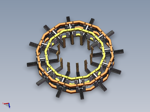 环形伸缩张紧机构设计sw18可编辑