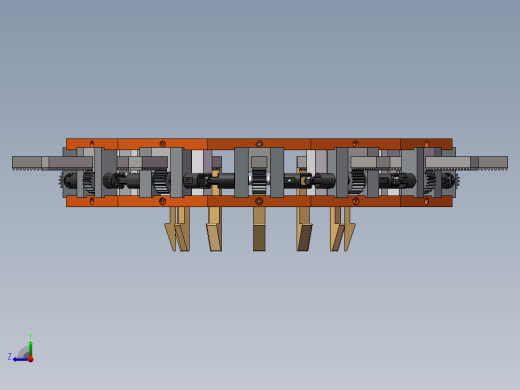 环形伸缩张紧机构设计sw18可编辑右视缩略图