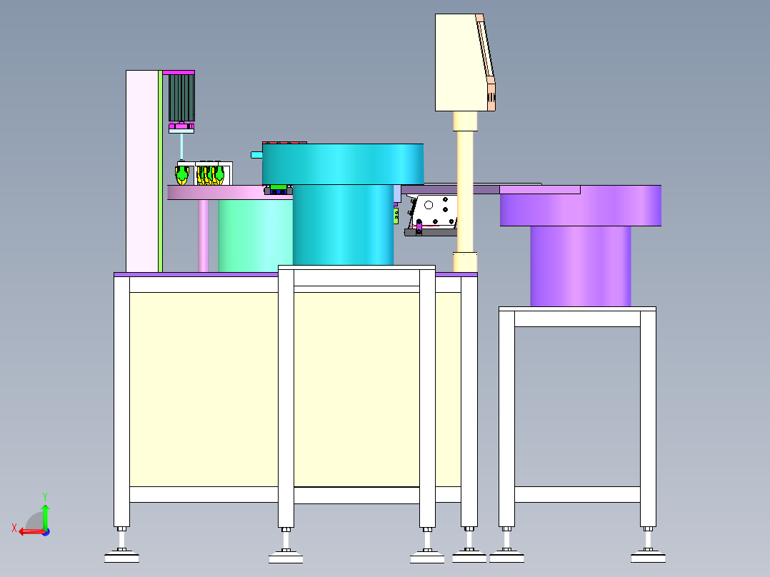 塑件自动压螺丝设备sw21可编辑后视图