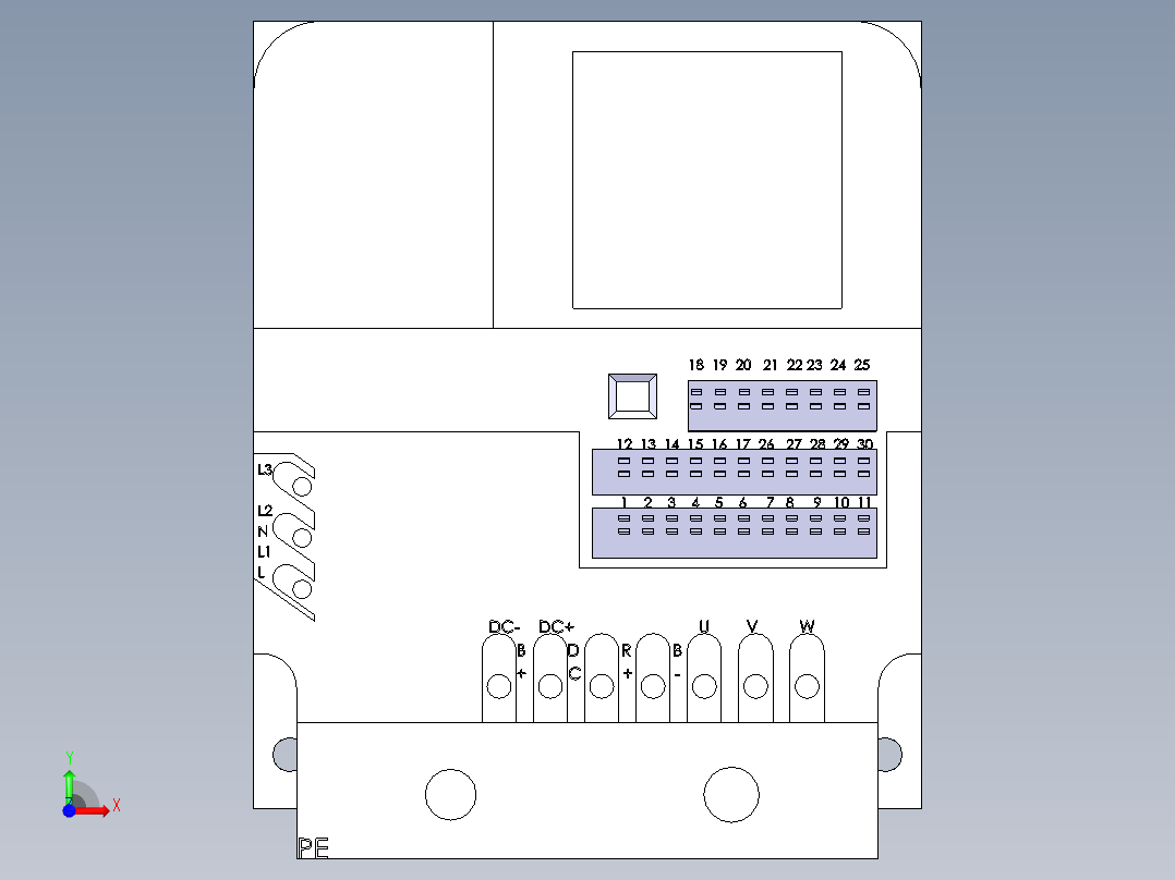 西门子电气 6SE6440-2UD31-1CA1前视图