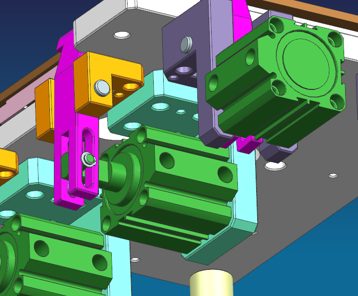 铝板飞面铣槽工装治具模型三维+CAD