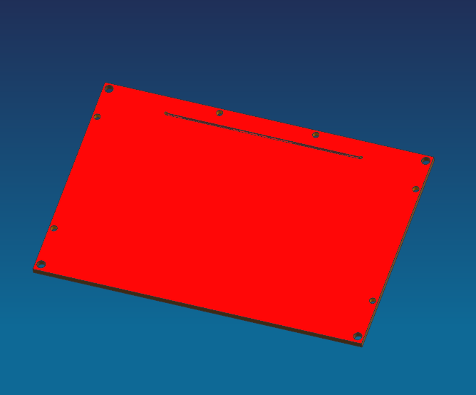 铝板飞面铣槽工装治具模型三维+CAD