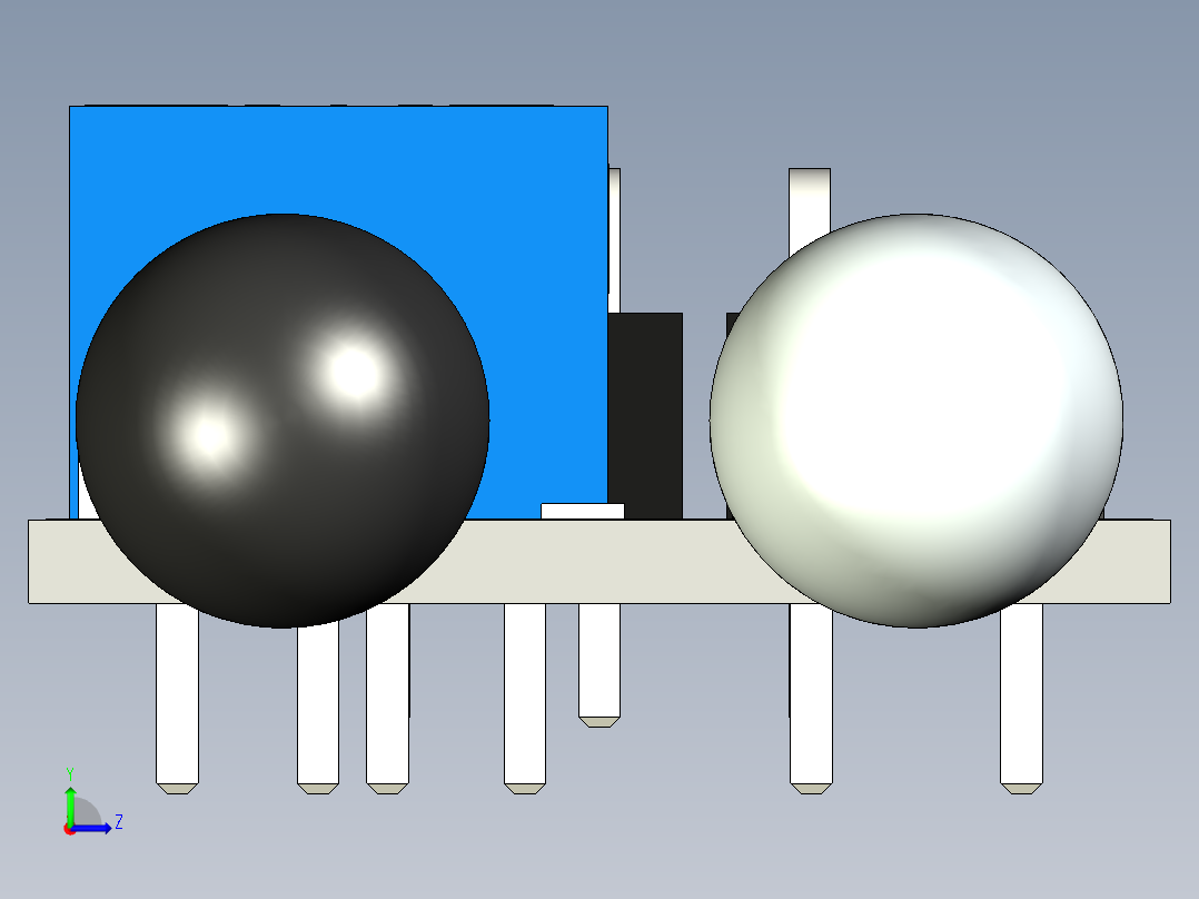 红外传感器LM393左视图