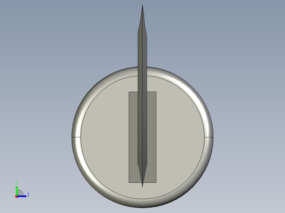 青龙偃月刀STP左视图