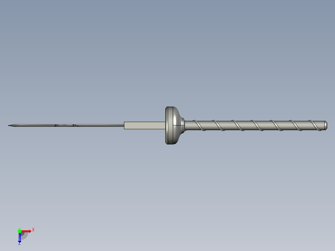 青龙偃月刀STP俯视图