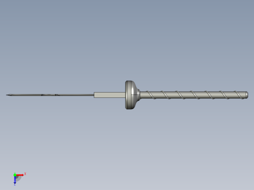 青龙偃月刀STP俯视缩略图