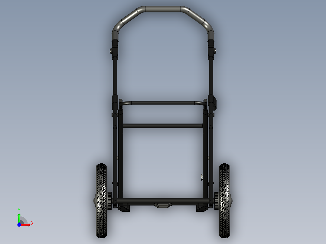 B3003704-婴儿车前视图