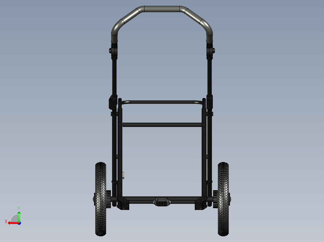 B3003704-婴儿车后视图