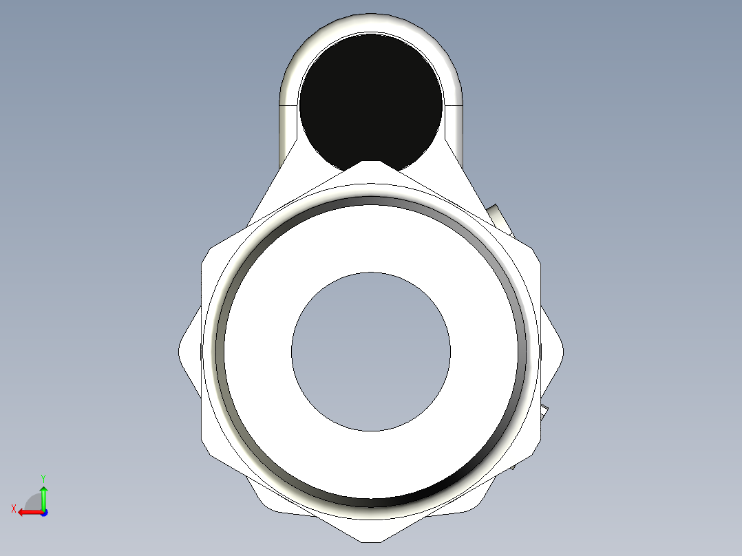 流量开关FS380后视图