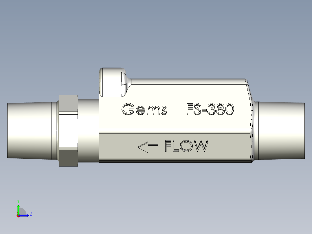 流量开关FS380左视图