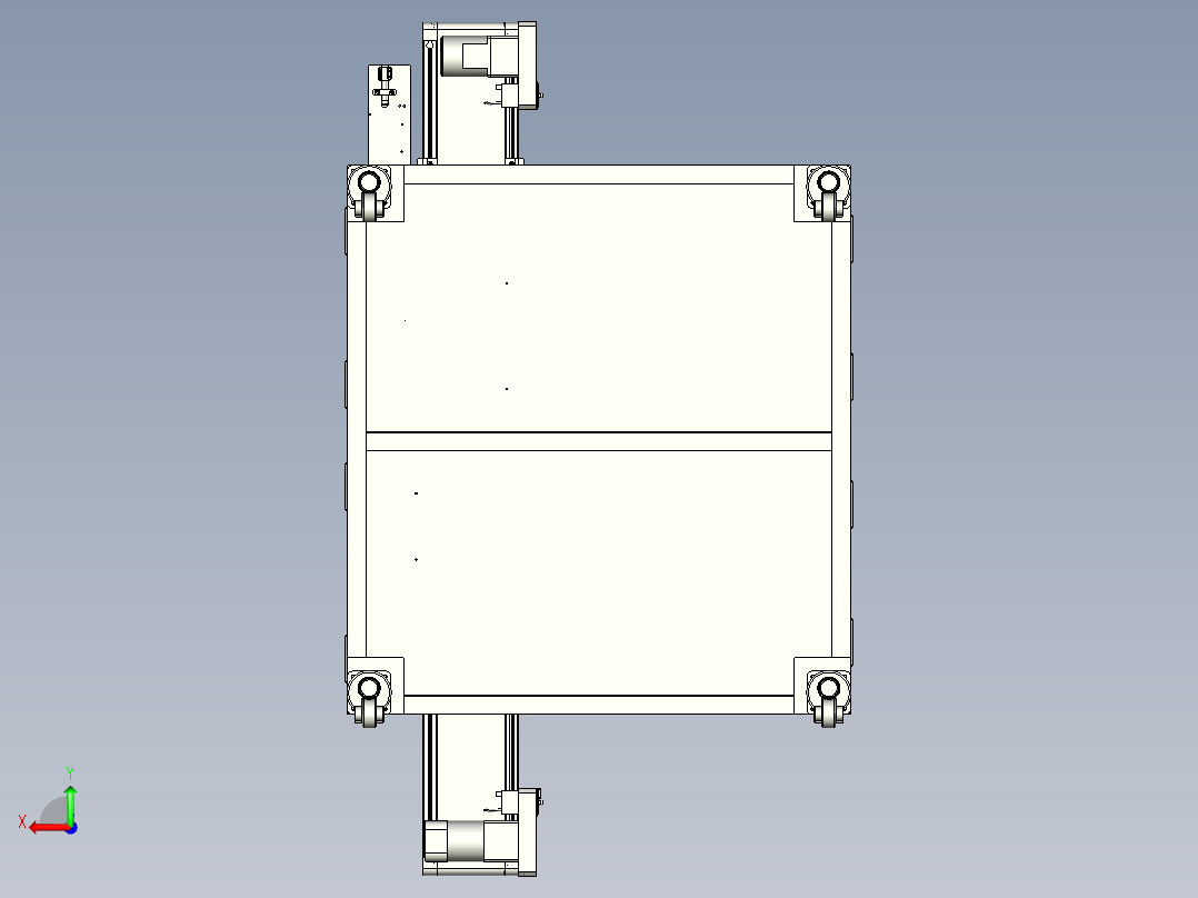 自动化手机屏幕贴膜设备后视图