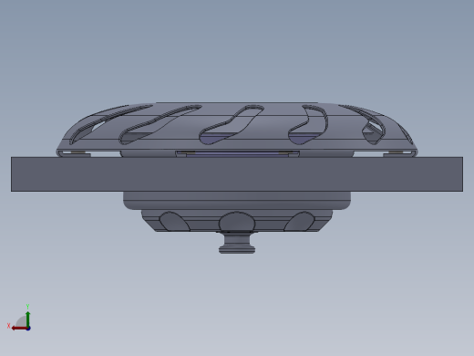 Saare游艇甲板出水孔 3D模型SolidWorks三维设计图后视缩略图