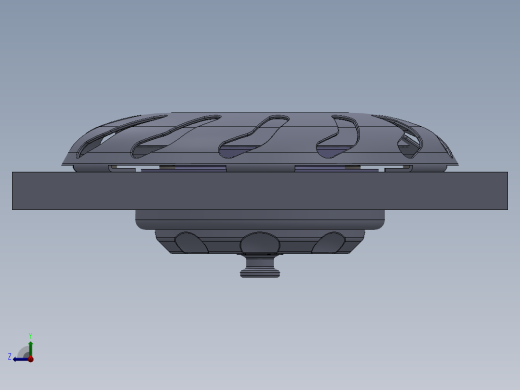 Saare游艇甲板出水孔 3D模型SolidWorks三维设计图右视缩略图