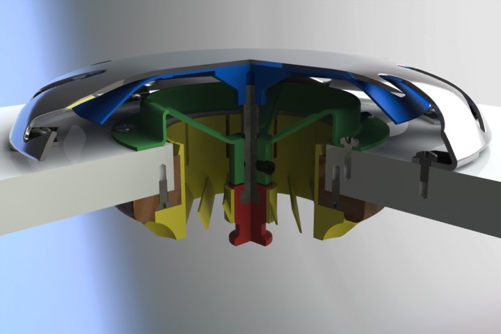Saare游艇甲板出水孔 3D模型SolidWorks三维设计图