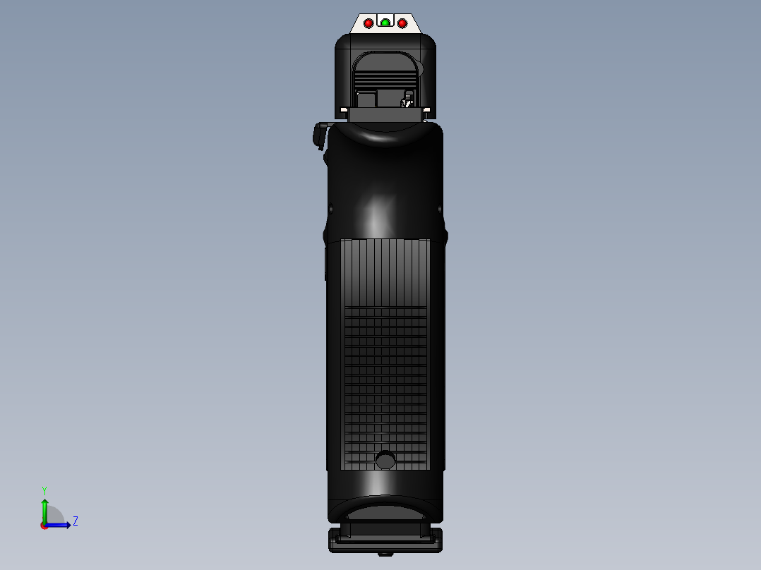 手枪左轮冲锋枪老式狙击步枪设计3D图纸glock-17-17l-34 SW IGS左视图
