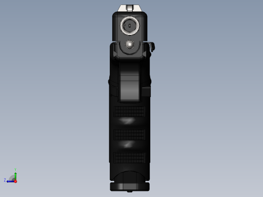 手枪左轮冲锋枪老式狙击步枪设计3D图纸glock-17-17l-34 SW IGS右视缩略图