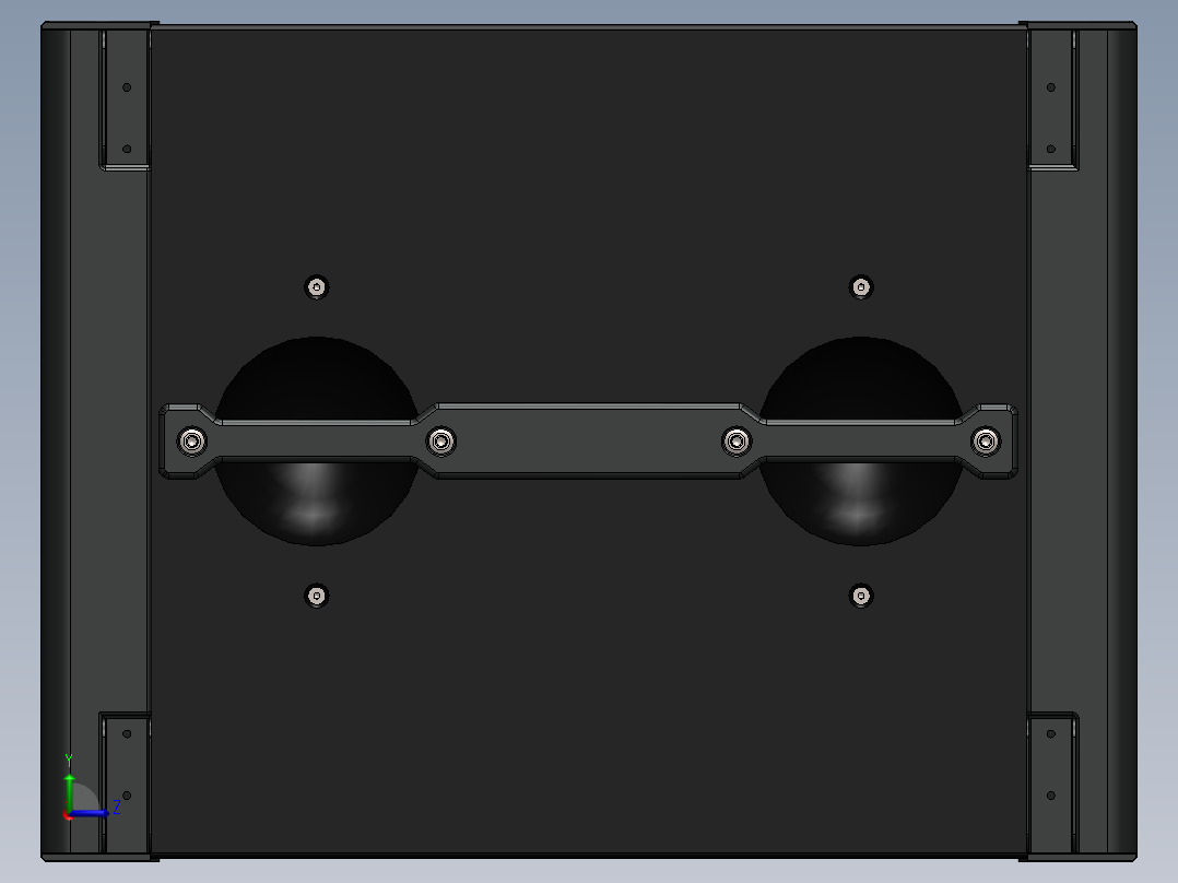 高功率低音炮，18 英寸左视图