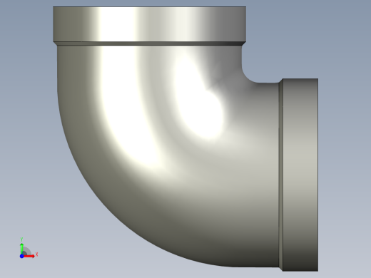 螺纹管弯头-90°等径 DN40前视缩略图