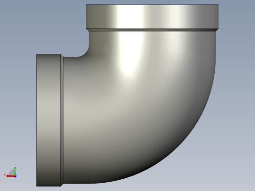 螺纹管弯头-90°等径 DN40后视缩略图