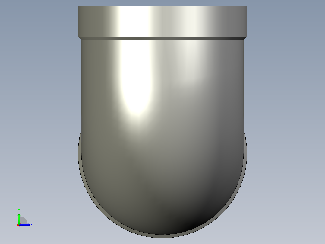 螺纹管弯头-90°等径 DN40左视图