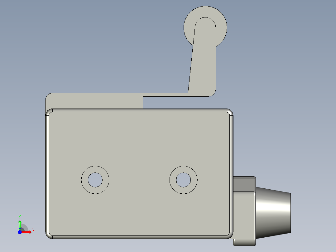 TZ-7144限位开关x前视图